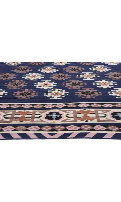 8 x 10 Vintage Maramures Romanian Kilim Rug 78021