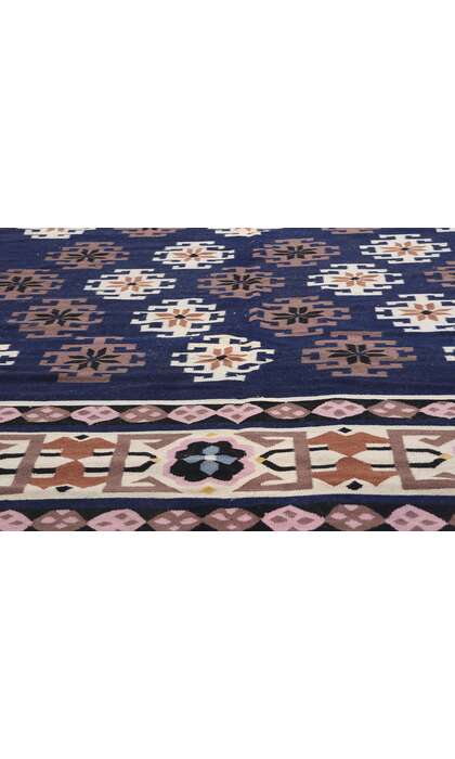 8 x 10 Vintage Maramures Romanian Kilim Rug 78021