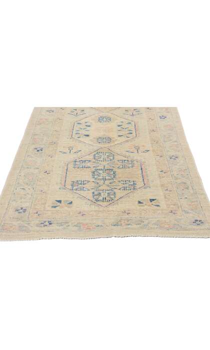 3 x 8 Vintage-Inspired Modern Oushak Rug Runner 80826