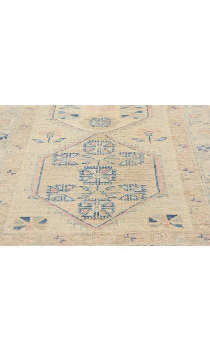 3 x 8 Vintage-Inspired Modern Oushak Rug Runner 80826