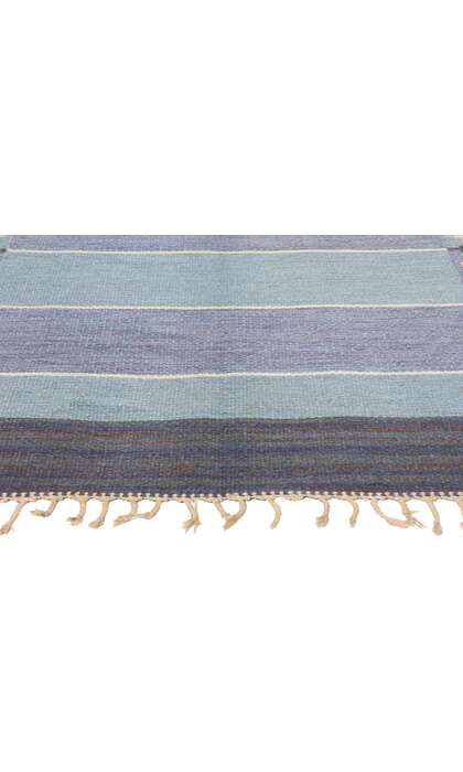 4 x 7 Vintage Swedish Scandinavian Rollakan Rug 79044