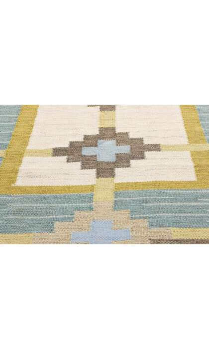 6 x 8 Sverker Greuholm Vintage Swedish Rollakan Rug 79047