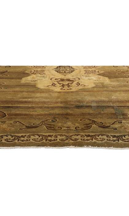 7 x 10 Vintage Earth-Tone Turkish Kars Rug 51380