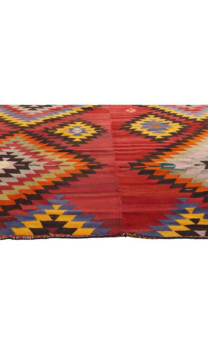 9 x 12 Vintage Turkish Tribal Kilim Rug 52729