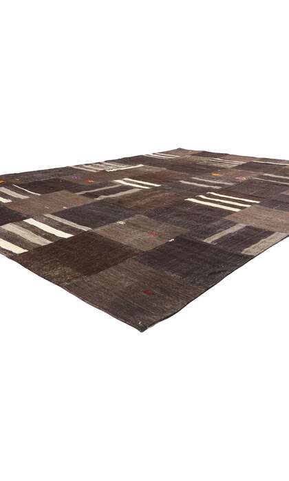 10 x 14 Vintage Turkish Patchwork Kilim Rug 52132