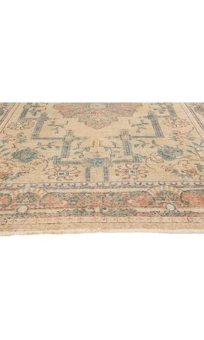 7 x 11 Distressed Vintage Turkish Sivas Rug 50869