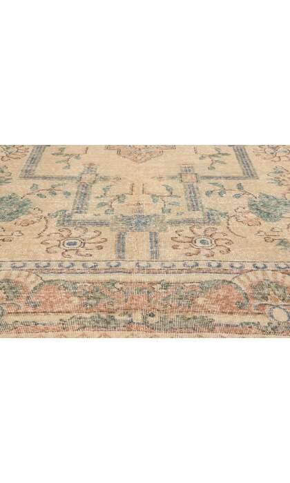 7 x 11 Distressed Vintage Turkish Sivas Rug 50869
