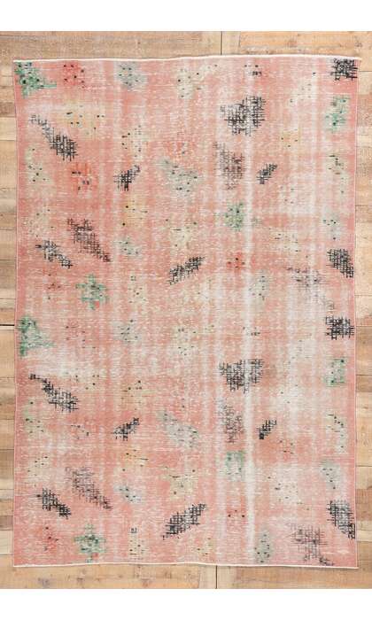 6 x 9 Zeki Muren Vintage Turkish Sivas Rug 53307