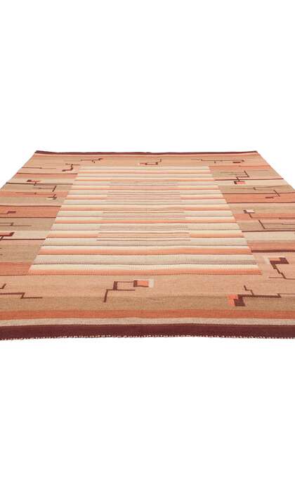 6 x 10 Laila Karttunen Antique Finnish Flatweave Rug 78466