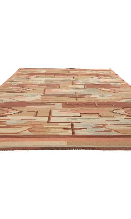 8 x 11 Greta Skogster Antique Finnish Flatweave Rug 78465