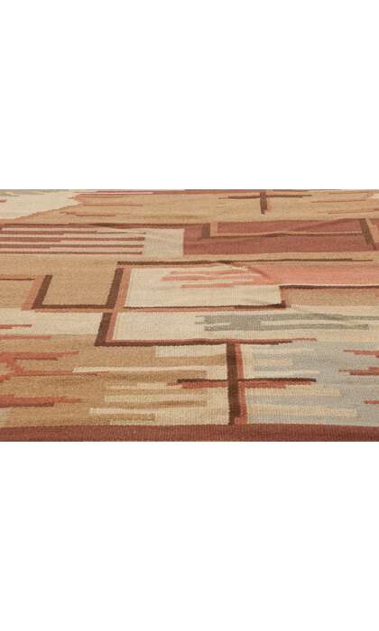 8 x 11 Greta Skogster Antique Finnish Flatweave Rug 78465