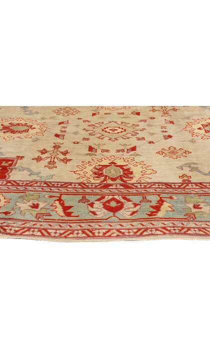 9 x 12 Antique Turkish Oushak Rug 73883