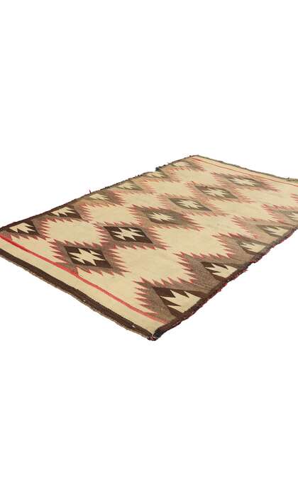 3 x 5 Late 19th Century Antique Eye Dazzler Navajo Rug 79163