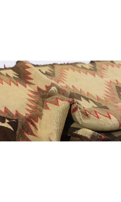 3 x 5 Late 19th Century Antique Eye Dazzler Navajo Rug 79163