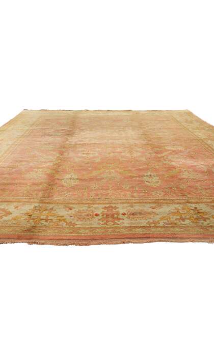 10 x 13 Antique Turkish Oushak Rug 74249