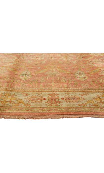 10 x 13 Antique Turkish Oushak Rug 74249