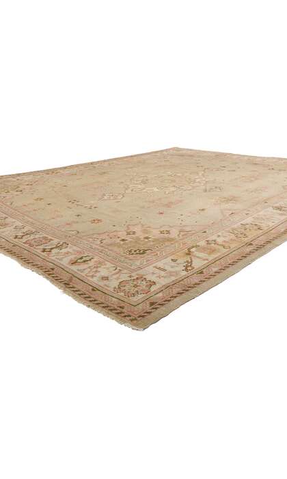 10 x 13 Antique Turkish Oushak Rug 73571