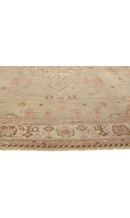 10 x 13 Antique Turkish Oushak Rug 73571