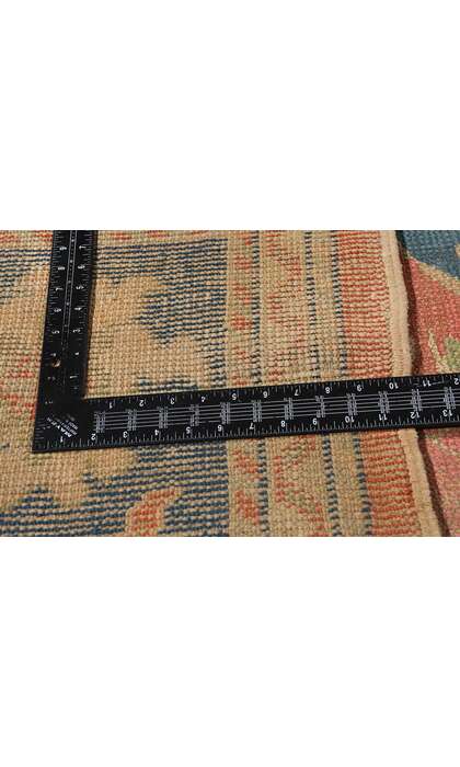 10 x 14 Late 19th Century Antique Turkish Oushak Rug 72469