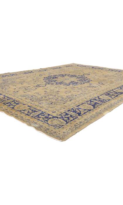 9 x 12 Antique Turkish Oushak Rug 51291