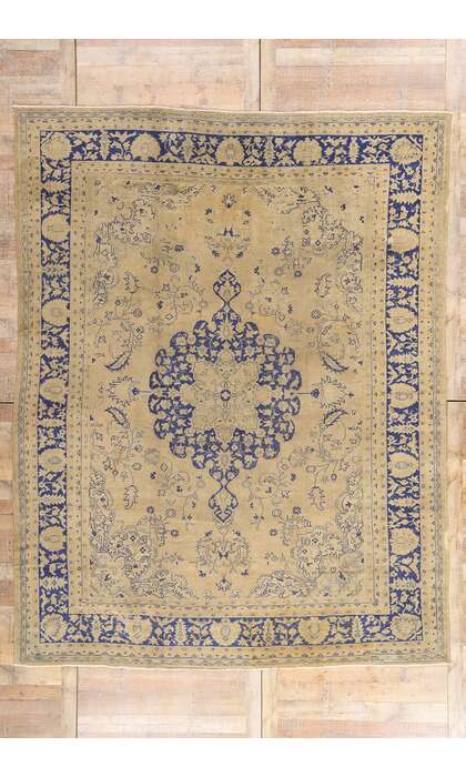 9 x 12 Antique Turkish Oushak Rug 51291