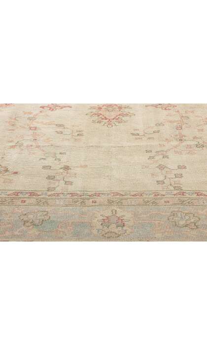 8 x 11 Antique Muted Pastel Turkish Oushak Rug 71741