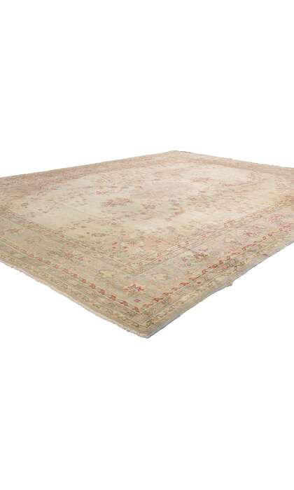 8 x 11 Antique Muted Pastel Turkish Oushak Rug 71741