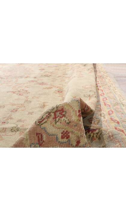 8 x 11 Antique Muted Pastel Turkish Oushak Rug 71741