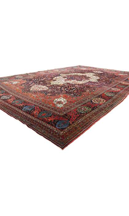 11 x 16 Antique Persian Sarouk Farahan Rug 79125