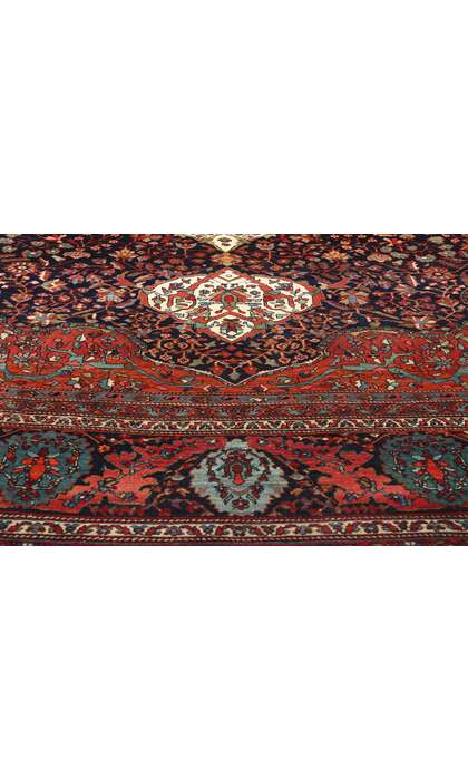 11 x 16 Antique Persian Sarouk Farahan Rug 79125