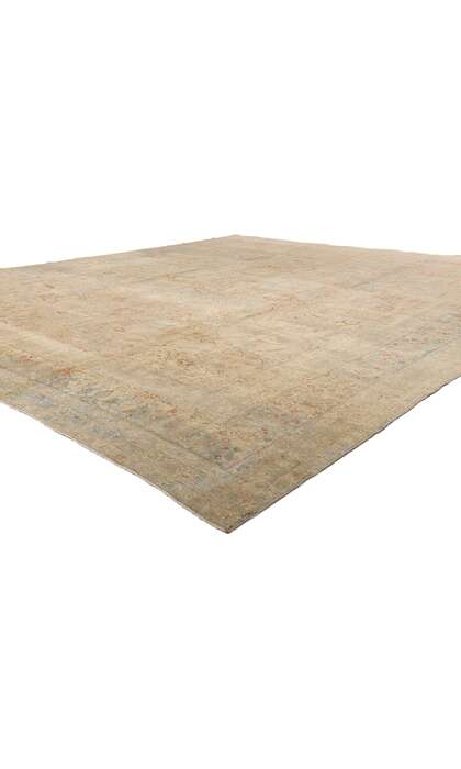 13 x 14 Late 19th Century Antique Persian Khorassan Rug 52678