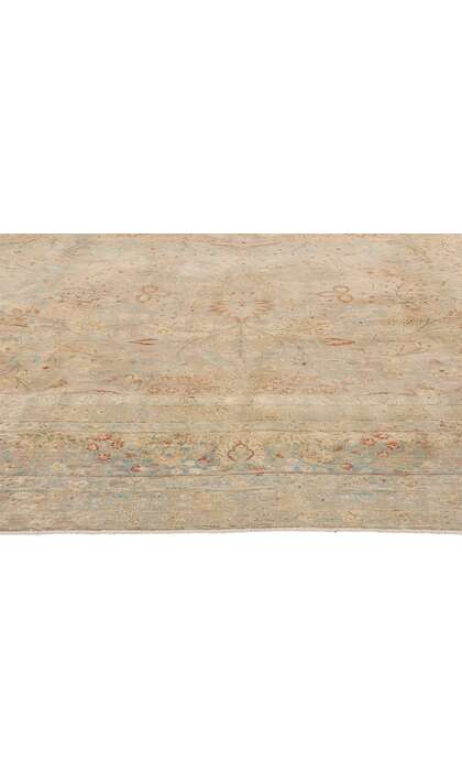 13 x 14 Late 19th Century Antique Persian Khorassan Rug 52678