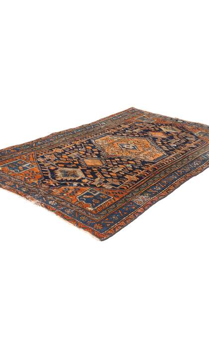 3 x 5 Late 19th Century Antique Persian Malayer Rug 79170