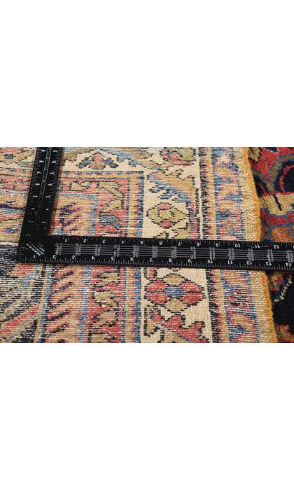 6 x 6 Late 19th Century Antique Persian Malayer Rug 79175