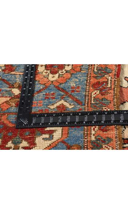 11 x 15 Late 19th Century Antique Persian Serapi Rug 78331