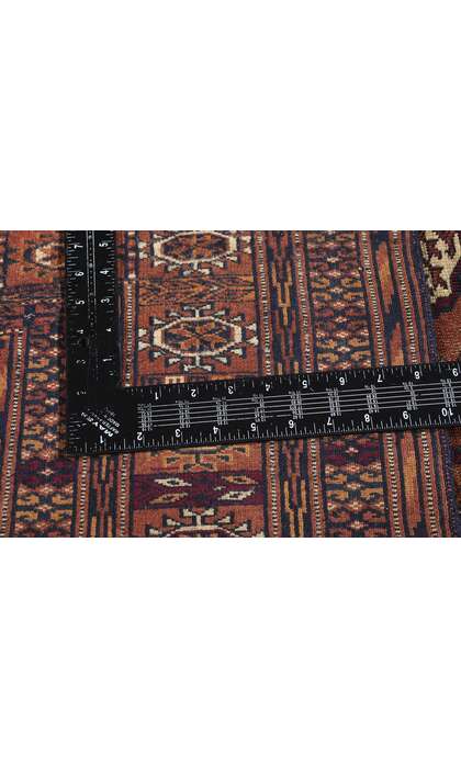 4 x 5 Late 19th Century Antique Persian Turkoman Rug 79172