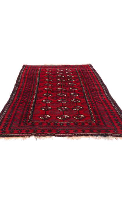 4 x 7 Antique Persian Turkoman Rug 79164