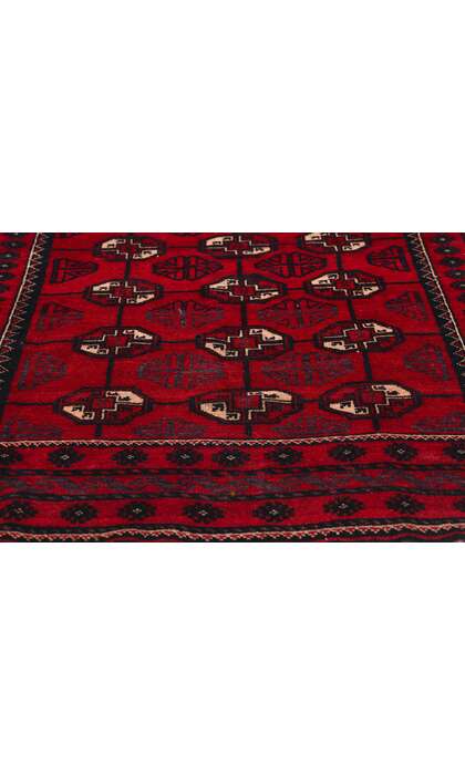 4 x 7 Antique Persian Turkoman Rug 79164