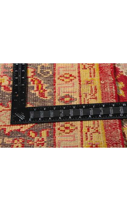 10 x 12 Antique Red Turkish Oushak Rug 76787