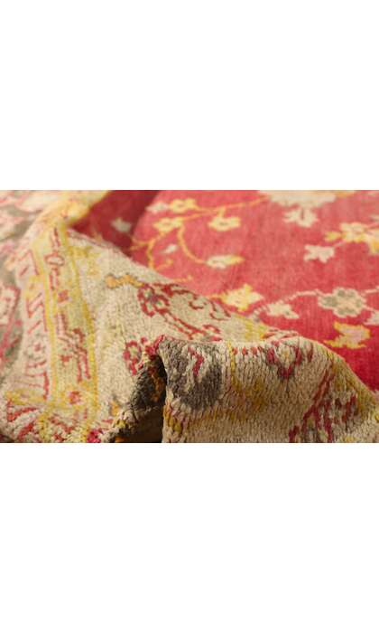 10 x 12 Antique Red Turkish Oushak Rug 76787