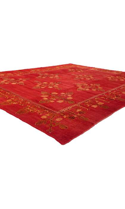 10 x 12 Antique Red Turkish Oushak Rug 74999