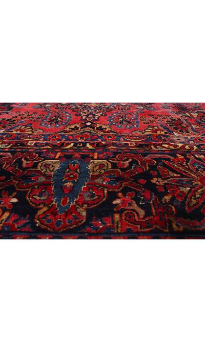 13 x 19 Oversized Antique Red Persian Sarouk Rug 79124