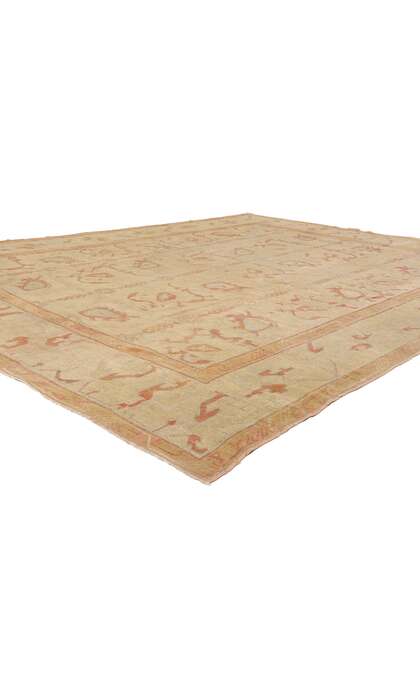 10 x 12 Late 19th Century Antique Turkish Oushak Rug 73736