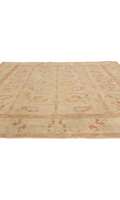 10 x 12 Late 19th Century Antique Turkish Oushak Rug 73736