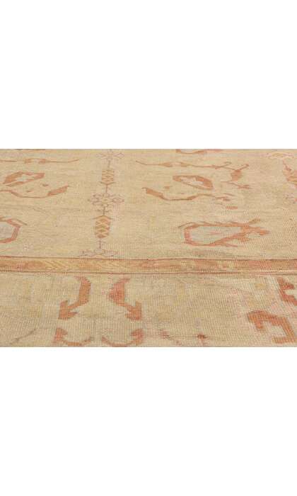 10 x 12 Late 19th Century Antique Turkish Oushak Rug 73736