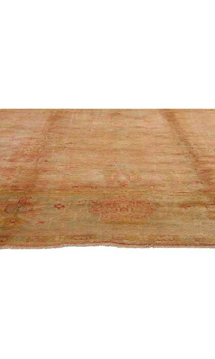 10 x 14 Late 19th Century Antique Turkish Oushak Rug 73159