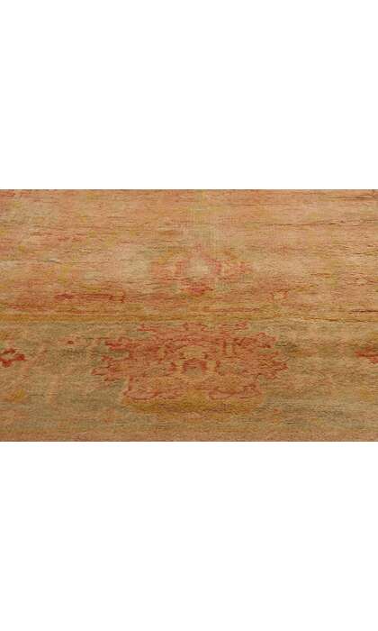 10 x 14 Late 19th Century Antique Turkish Oushak Rug 73159