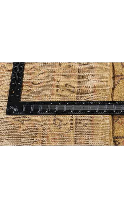 11 x 14 Late 19th Century Antique Turkish Oushak Rug 71497