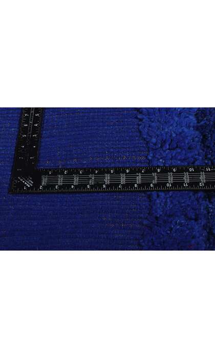 6 x 9 Vintage Blue Beni Mrirt Moroccan Rug 20935