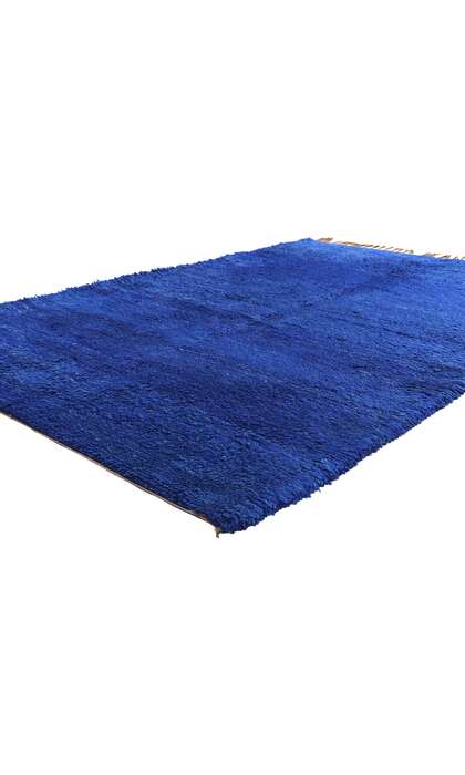 6 x 9 Vintage Blue Beni Mrirt Moroccan Rug 20935